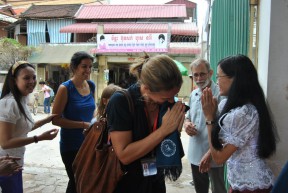 Welcoming Sita Verma (L) and Kristin Kadey