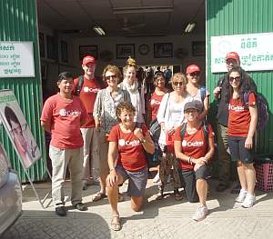 Visitors from Caritas Australia