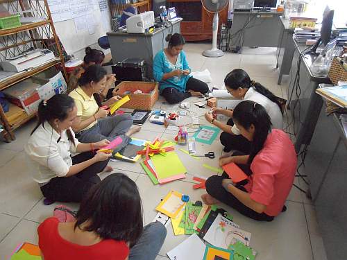 The staff of the Sign Language Project