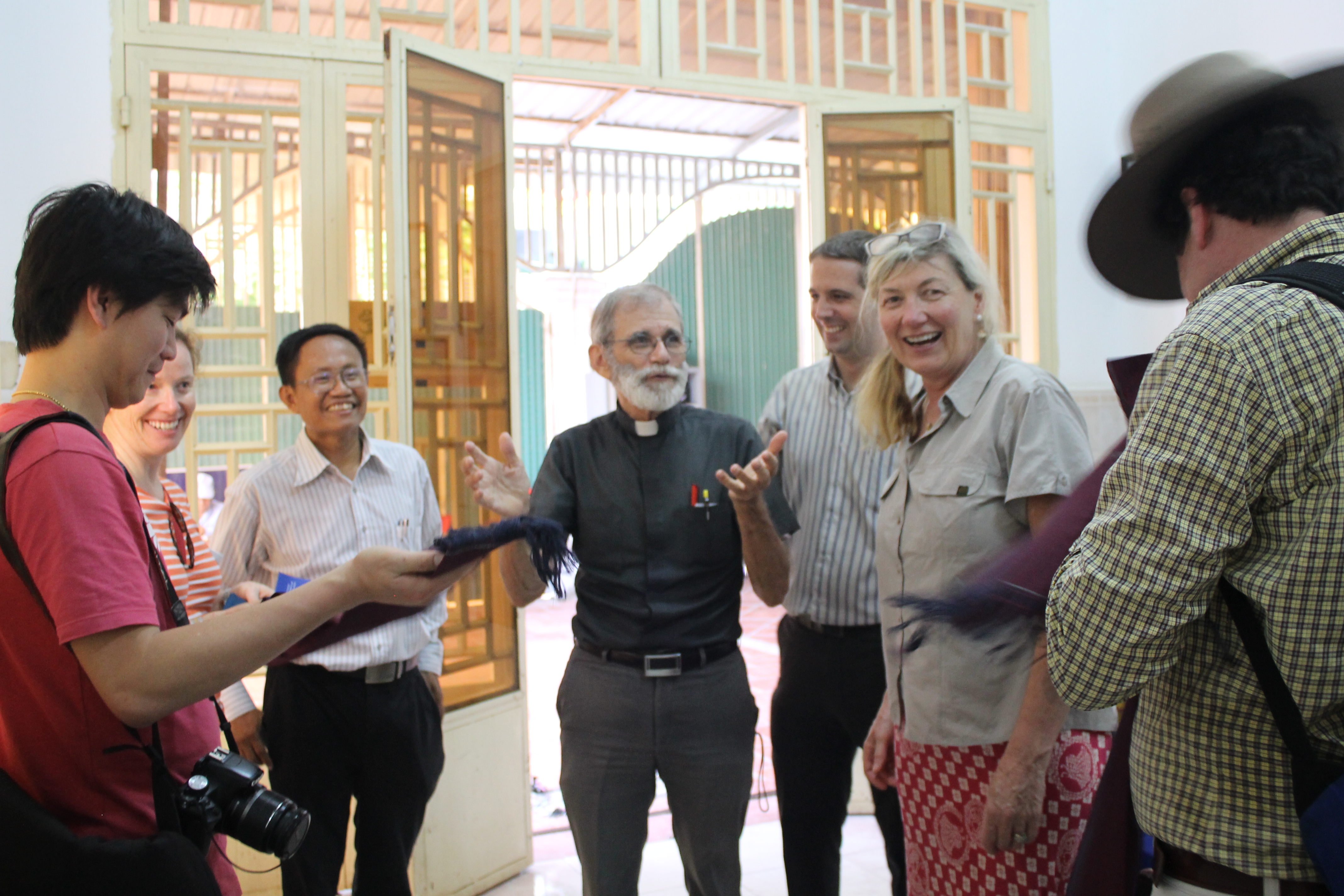 Caritas Australia representatives with our leadership team