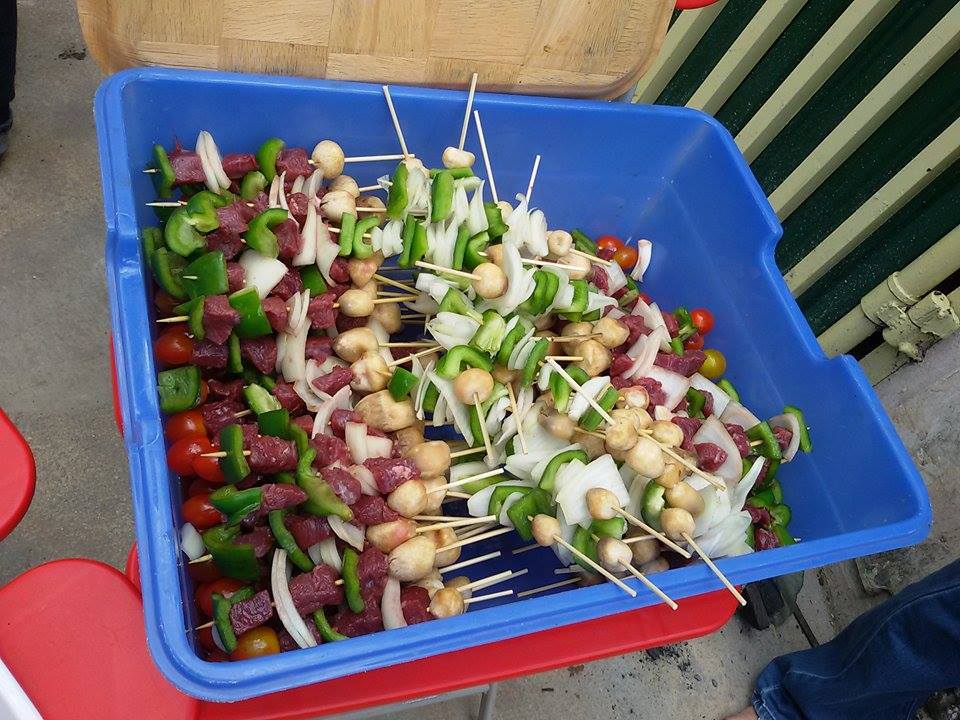 Lots of food to grill!