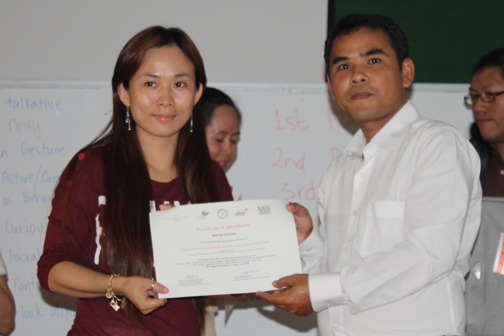 And, last but not least, each participant received a certificate for completing the training