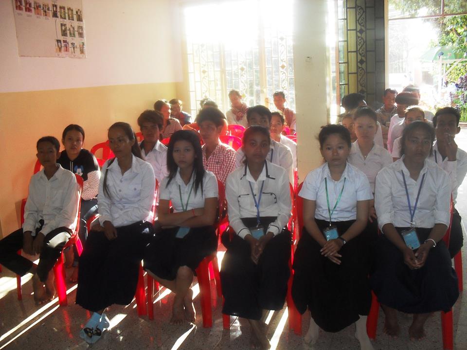 Year one students in Kampong Cham